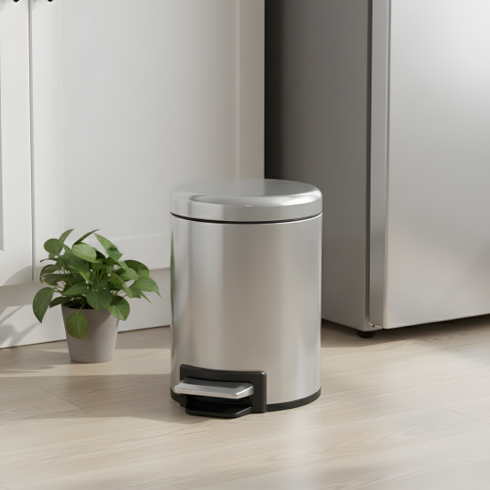 Stainless Steel Trash Can 5 L
